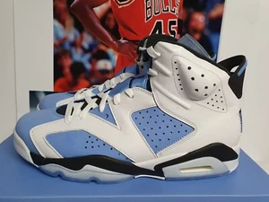 Nike Air Jordan 6 Retro UNC University Blue White Herren UK 10 EUR 45 (CT8529 410) - Bild 1 von 8