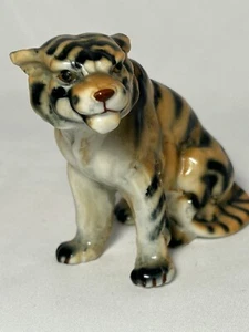 Vintage Ceramic Tiger Figurine 3.5 inches tall - Picture 1 of 6