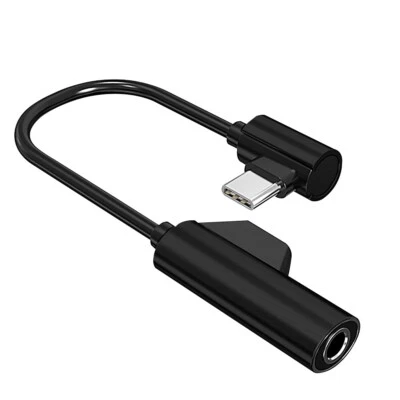 Type C USB 3.1 to 3.5mm Headphone and Charger Adapter 2in1 USB C to AUX Mic Jack - Image 1 of 4