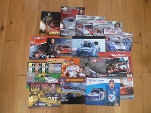 NHRA Heldenkarten alle signiert Drag Racing John Force Larry Dixon Top Fuel lustiges Auto - Bild 1 von 1