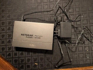 Netgear GS108E ProSafe Plus 8 Port Gigabit Ethernet Switch w/Power Supply - Picture 1 of 4