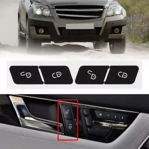 Calcomanía de reparación de botones de coche negro mate accesorios para Mercedes Benz - Imagen 1 de 12