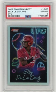 2022 Bowman's Best Elly De La Cruz UFO #UFO5 PSA 8 Reds Prospect - Picture 1 of 2