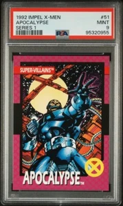 1992 IMPEL X-MEN SERIES 1 #51 APOCALYPSE PSA 9 Jim Lee Card - Picture 1 of 3