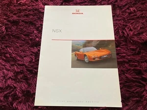 Honda NSX 3.0 & 3.2 Brochure - 1999, UK Issue, 01/99, VERY RARE - Picture 1 of 2