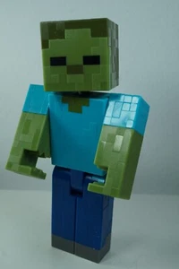 Figura de acción Zombie clásica rara de Minecraft de 5 pulgadas 2016 Mattel - Imagen 1 de 8