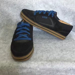 Teva Suede Mesh Sneakers w/ Spider Rubber, Men's 7 (Black w/ Blue Laces) - Picture 1 of 8