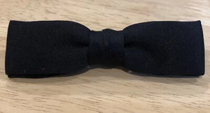 PAJARITA CLIP-ON NIÑO JOVEN NEGRO SÓLIDO COMUNIÓN FORMAL - Imagen 1 de 2