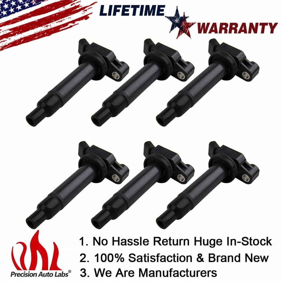 6 катушек зажигания для Toyota Camry Avalon Sienna Highlander Lexus RX ES300 3.0LV6 - Изображение 1 из 4