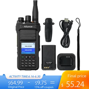 Ailunce HA1UV Handheld Ham Radio Transceiver Dual Band NOAA Walkie Talkie USB-C - Zdjęcie 1 z 13