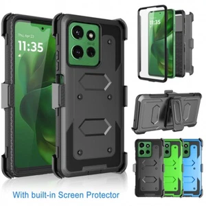 Für Motorola Moto G Power/Stylus/G 5G 2025 Gürtelclip Etui Abdeckung + Displayschutz - Bild 1 von 21