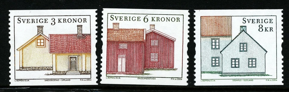 Sweden 2004 Landscape houses 2.  MNH - Image 1 of 1