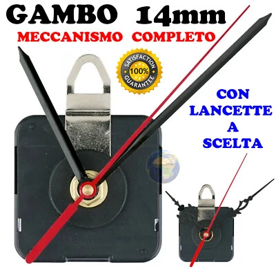 MECCANISMO Movimento LANCETTE per OROLOGIO da PARETE Preciso INGRANAGGIO Muro - Image 1 of 3