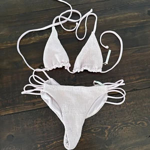 Woman’s Pink L 2 Piece Bikini By Bettinis. Spring/Summer Perfect - Picture 1 of 7