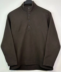 Vintage Patagonia Fleece Half Button Outdoor Fleece BROWN Mens M - Picture 1 of 6