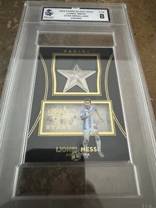 Lionel Messi Panini Black Gold 2016-17 Silver Star MGC 8 - Bild 1 von 3