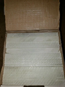 6 sticks-WhiteLine- Flat SoapStone 3/16" x 1/2" x 5" Marking Tool - Picture 1 of 3