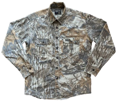 Vintage Rattlers Brand Realtree Camo Hunting Shirt XL Button Mens - Image 1 of 4
