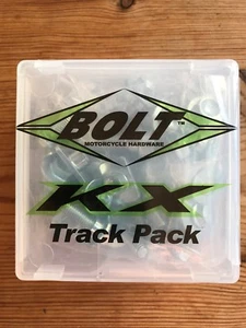 KAWASAKI KX KXF 125 250 350 450 BOLT TRACK PACK OEM TUERCA DE PISTA JUEGO DE ARANDELAS - Imagen 1 de 1