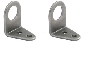 Par de soportes de sujetador extraíbles con pestañas de línea de freno de 5/8 orificios 90 grados - Imagen 1 de 2