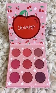 Brand New ColourPop Cherry Crush 9 Pan Eyeshadow Pallet Red / Pink