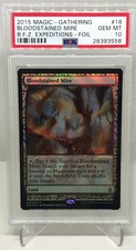 MTG Magic the Gathering BLOODSTAINED MIRE Holo Foil Zendikar Expeditions PSA 10
