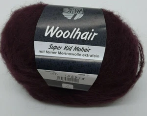 (130 €/kg): 50 g LG WOOLHAIR, Flauschgarn mit Mohair, Fb 020 Beere #5732 - Bild 1 von 1