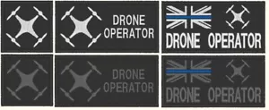Tactical Drone Operator Police ID Tag Morale Patch Various Designs UK Made - Picture 1 of 2