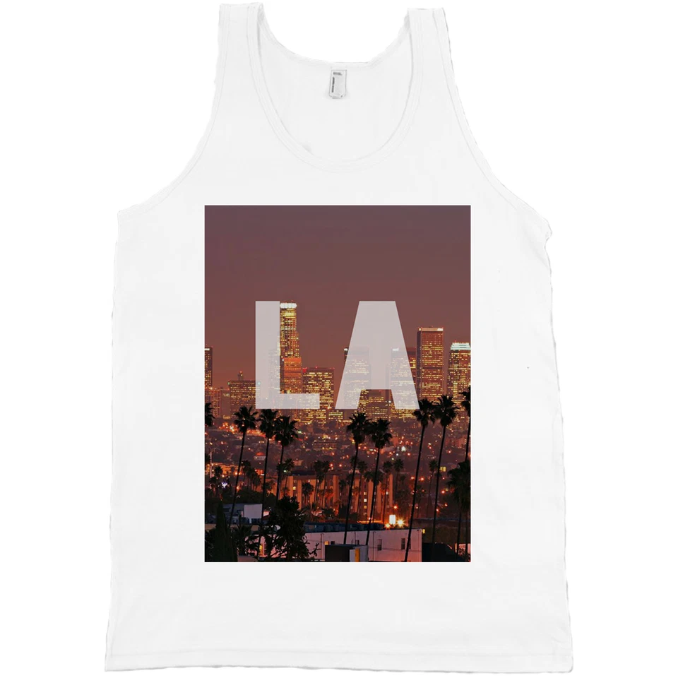 Los Angeles LA Bella + Canvas Tank Top Shirt Skyline *ALL SIZES & NEW* - Image 1 of 1