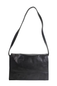 Borsa donna Calvin Klein a tracolla in pelle con chiusura a scatto nera taglia M - Foto 1 di 7