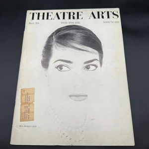 Vintage Theatre Arts Magazine March 1959 Opera Issue Maria Callas Boris Godunov - Picture 1 of 9