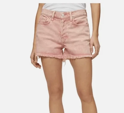 Pantalones Cortos 7 For All Mankind Monroe Corte Rosa Mineral (Salmón/Melocotón) Talla 26 Foto 1 de 4