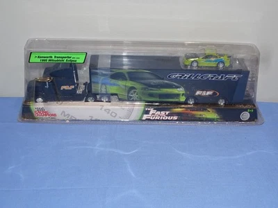 Racing Champions Fast and Furious Kenworth Transporter 1995 Mitsubishi Eclipse Foto 1 de 4