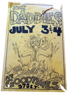 Póster de concierto 11x17 Cherry Poppin Daddies Eugene Oregon Show principios de la década de 1990 - Imagen 1 de 4