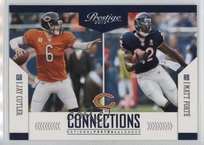 2012 Playoff Prestige Connections Matt Forte Jay Cutler #24 - Image 1 of 2