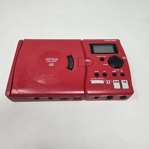 Tascam Portable CD Guitar Trainer CD-GT1 Red Tested No AC Adapter - Picture 1 of 7