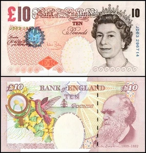 Great Britain 10 Pounds, 2000, P-389c, UNC - Picture 1 of 1