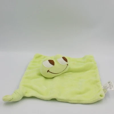 Doudou plat grenouille verte BABOU - 15282 - Photo 1/2