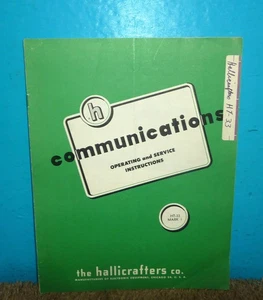 Hallicrafters HT-33 Mark I Linear Verstärker Bedienungsanleitung OEM - Bild 1 von 2