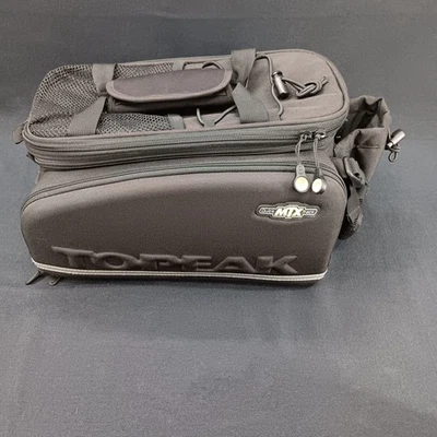 Bolsa de maletero TOPEAK MTX EX bolsa de rack trasera Quick Track 8 litros negra amarilla reflectante Foto 1 de 4