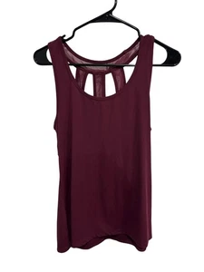 Canotta donna 90 gradi By Reflex bordeaux con spalline sul retro taglia XL tempo libero - Foto 1 di 9