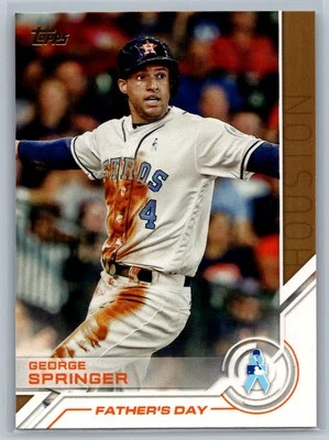 2017 Topps #S-36 George Springer Salute - Image 1 of 2