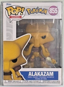 Funko POP Pokemon Alakazam #855 Figure New Free Protector Free Tracked Post - Bild 1 von 6