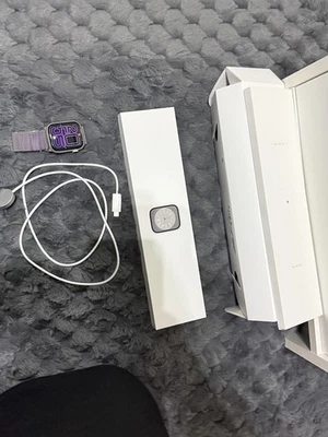 Apple Watch Series 8 45mm Silver GPS Good Condition Extra Strap and Its Box - Image 1 of 4