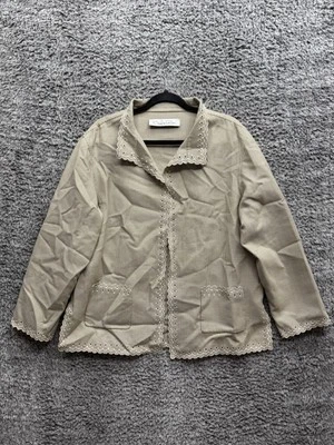 Oscar De La Renta Womens Lightweight Casual Pockets Ladies Blazer Jacket - Image 1 of 4