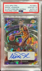2022-23 Spectra Magic Johnson Illustrious Legends Auto /49 PSA 10 Dual 10 Pop 1 - Bild 1 von 1