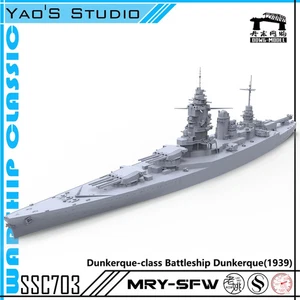 Kit Modelo SSC1250703 1/1250 Francia Clase Dunkerque Acorazado Dunkerque (1939) - Imagen 1 de 4
