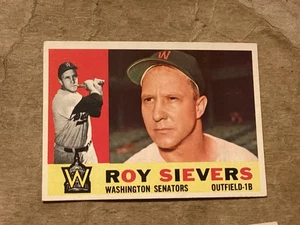 1960 Topps #25 Roy Sievers - Near Mint - Great Corners - No Creases - Dead Cente - Picture 1 of 2