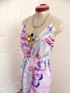 MORNING MIST Pink Floral Pencil DRESS Size Aus 10 NWT Cocktail Spring Racing - Imagen 1 de 6