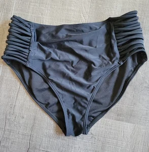 Black Swim Bottoms by Authentic American Heritage Size L - Picture 1 of 11